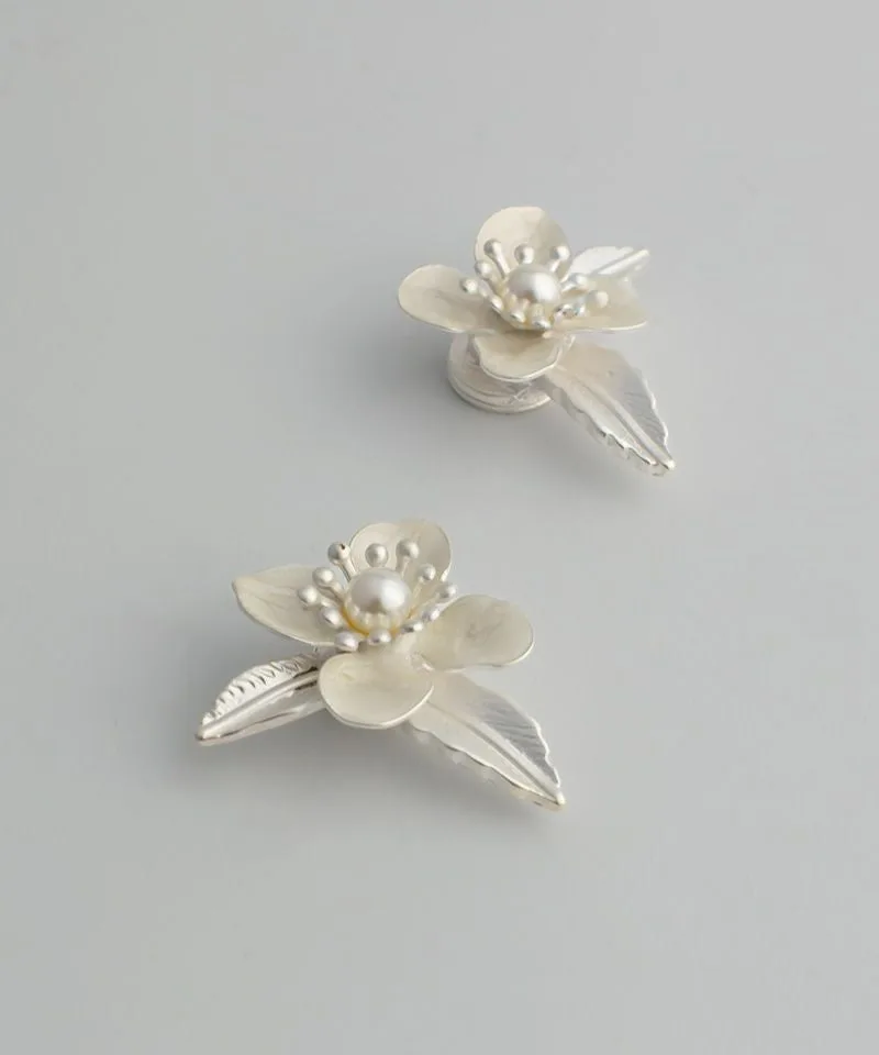 【不含鎳】白色花朵