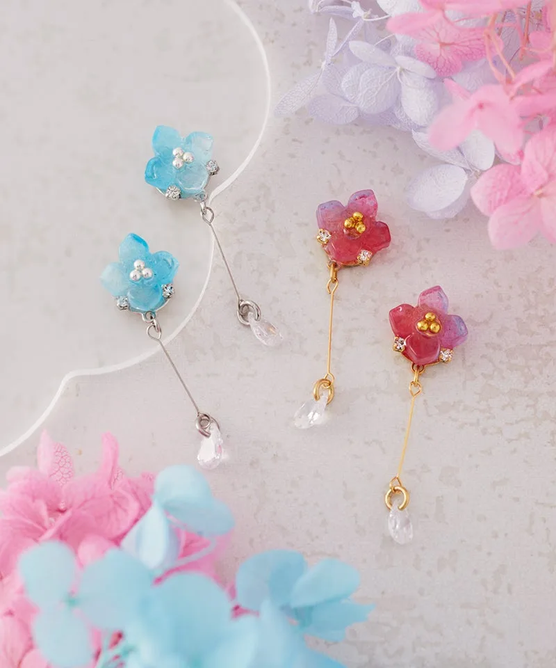 晨露花朵